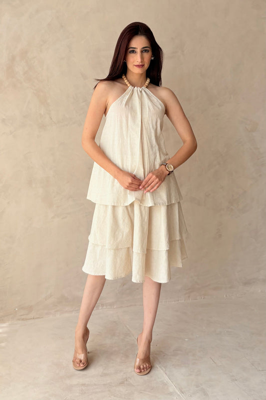 Cotton Wooden Beads Co-Ord set