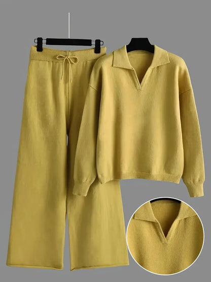 Women's Stylish Knit Two-Piece Set