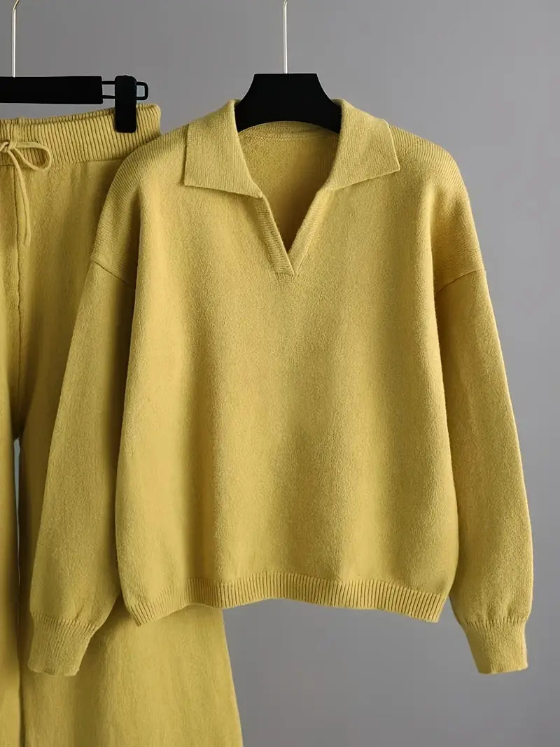 Women's Stylish Knit Two-Piece Set