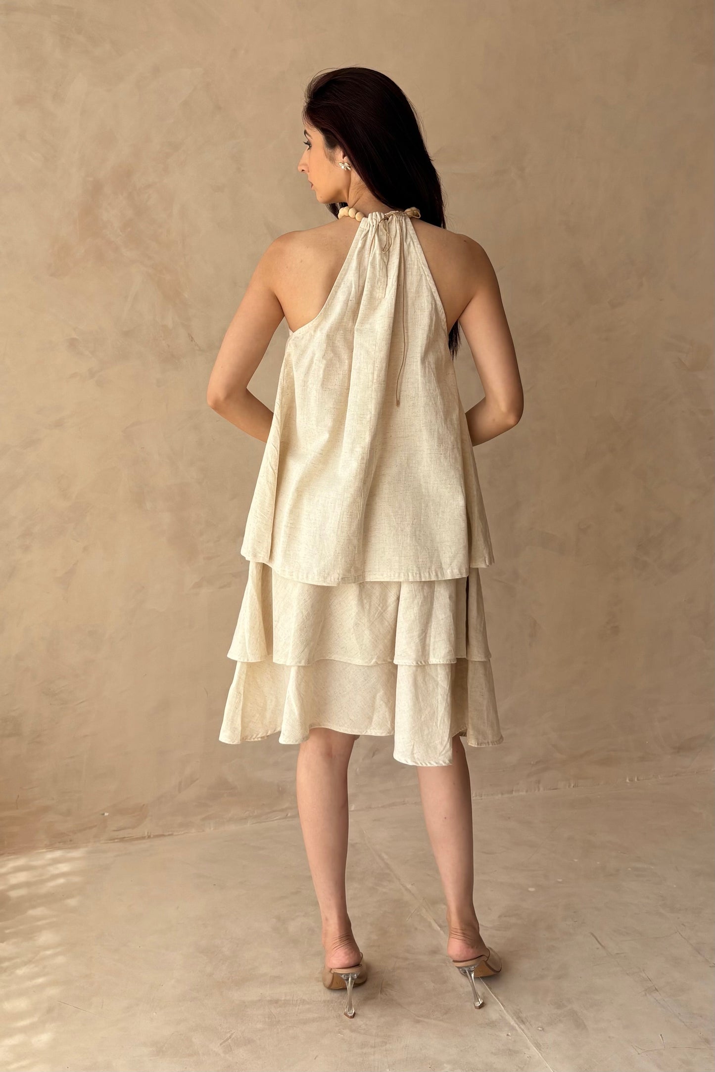 Cotton Wooden Beads Co-Ord set