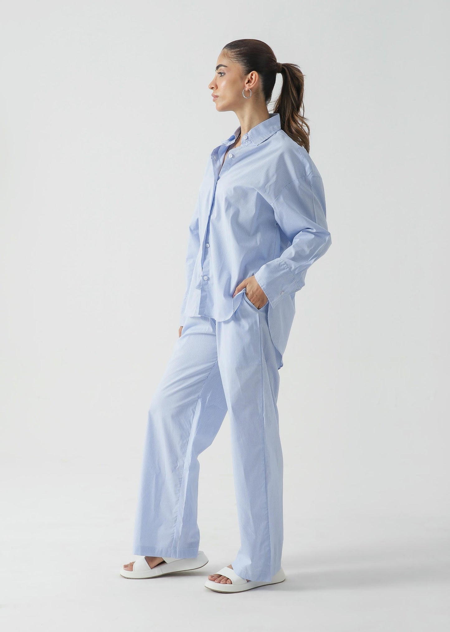 Relax Stripe Cotton Set