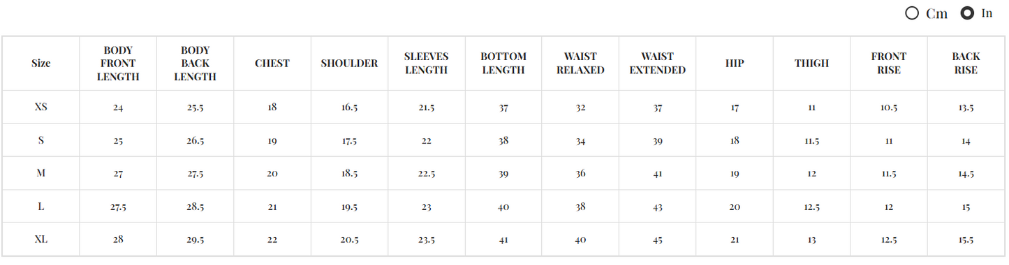 Relax Stripe Cropped Set