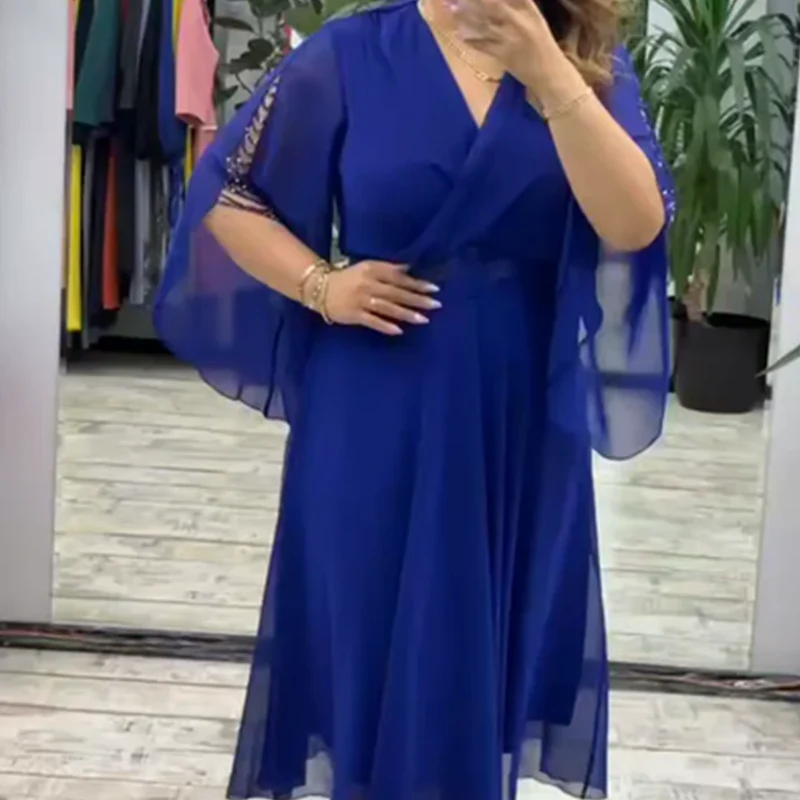 Women’s Elegant V-Neck Dress